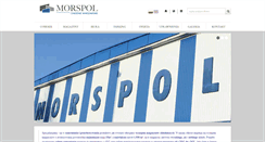 Desktop Screenshot of morspol.pl